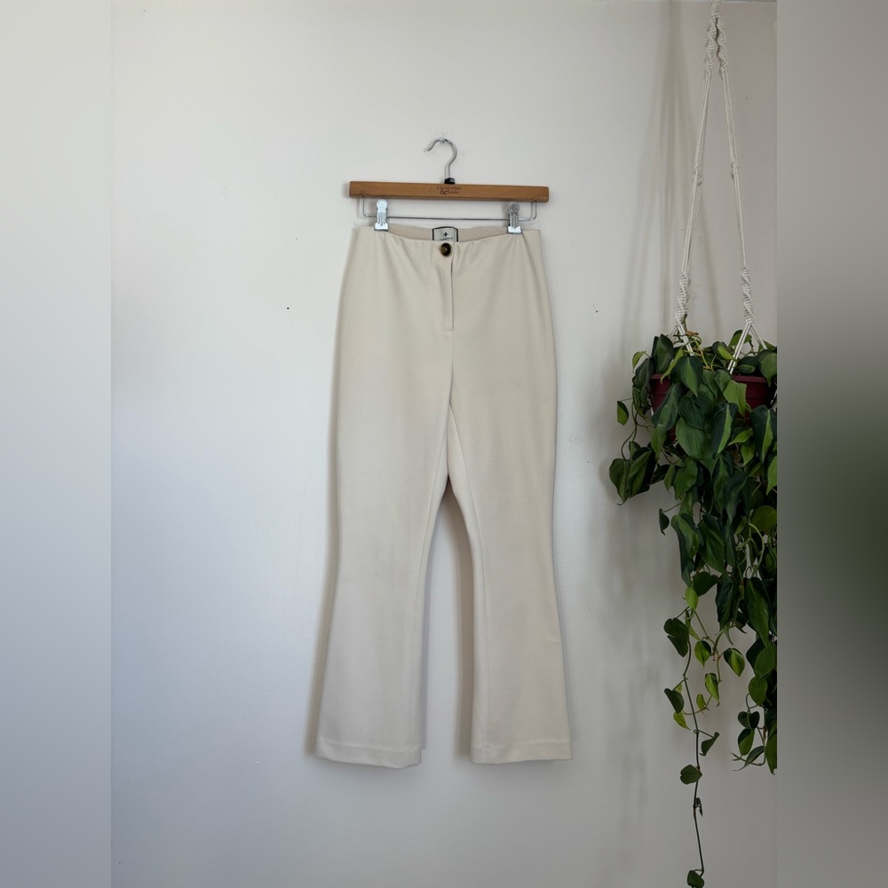 Tuckernuck Ivory Straightleg Trousers